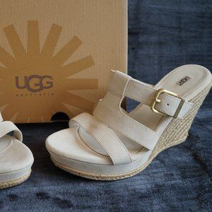 UGG - HEDY WEDGE HEEL SANDALS "NEW"